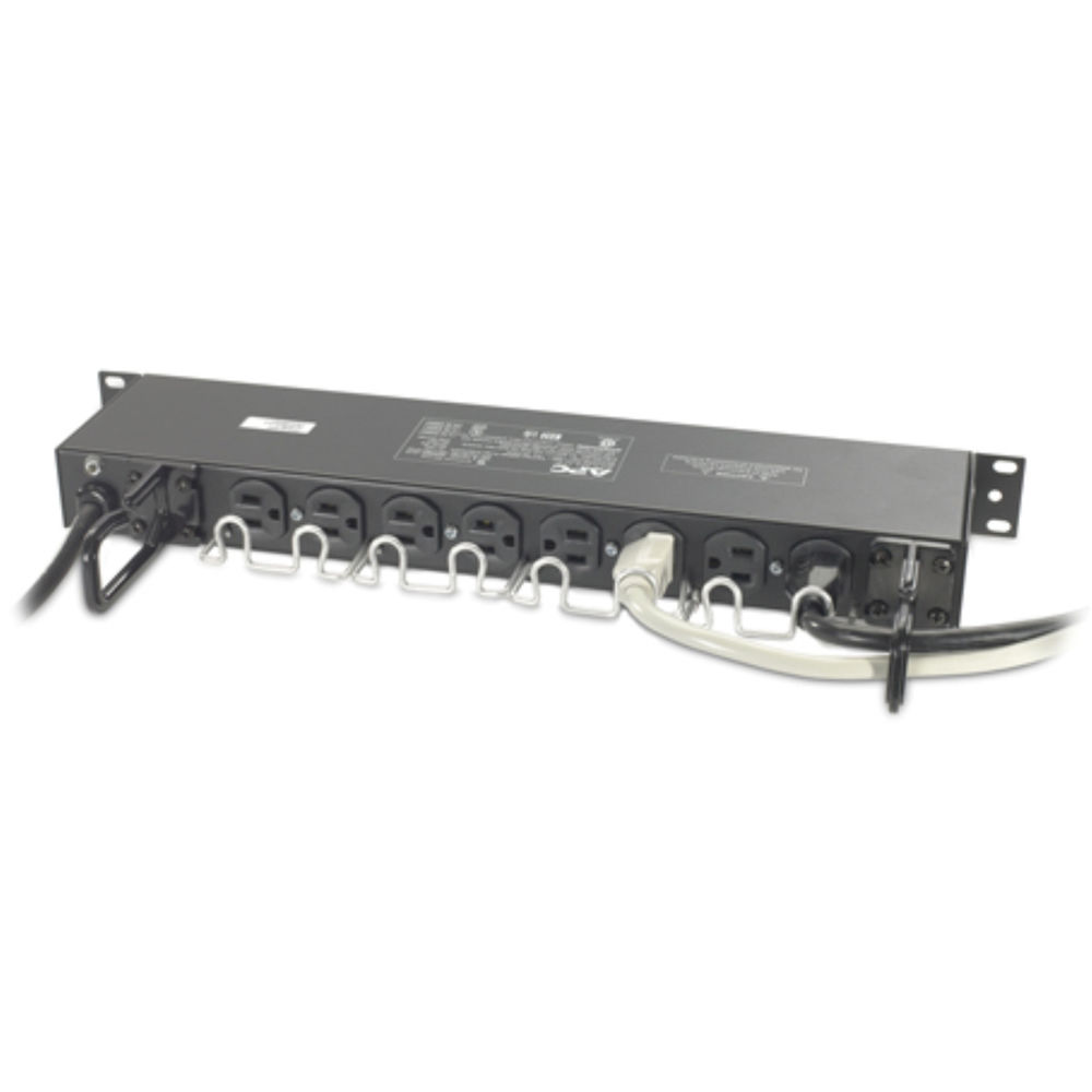 APC 9-Outlet SurgeArrest Rackmount Surge Protector (120V, Black)