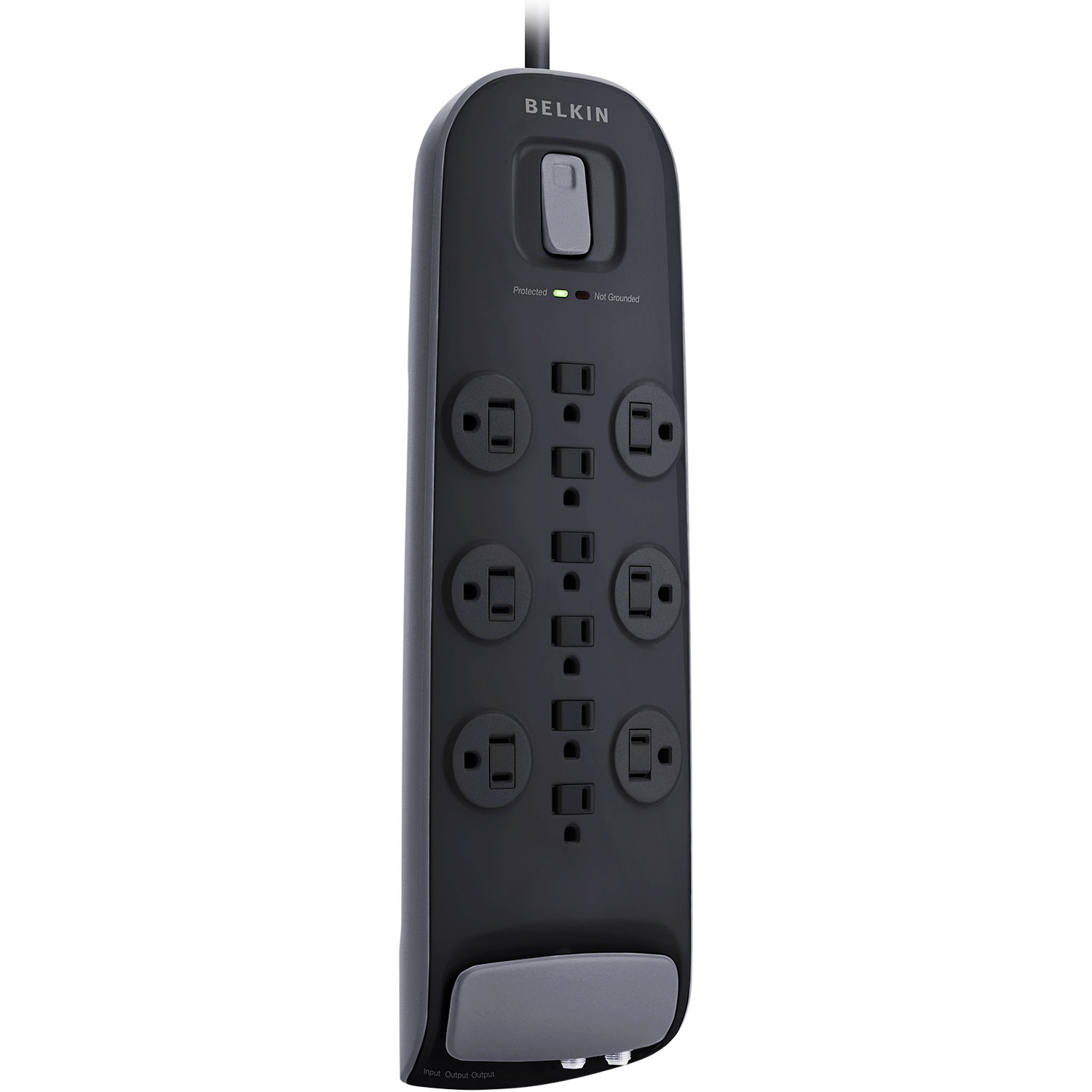 Belkin 12-Outlet Surge Protector with Dual RJ11 Ports (8', Black)