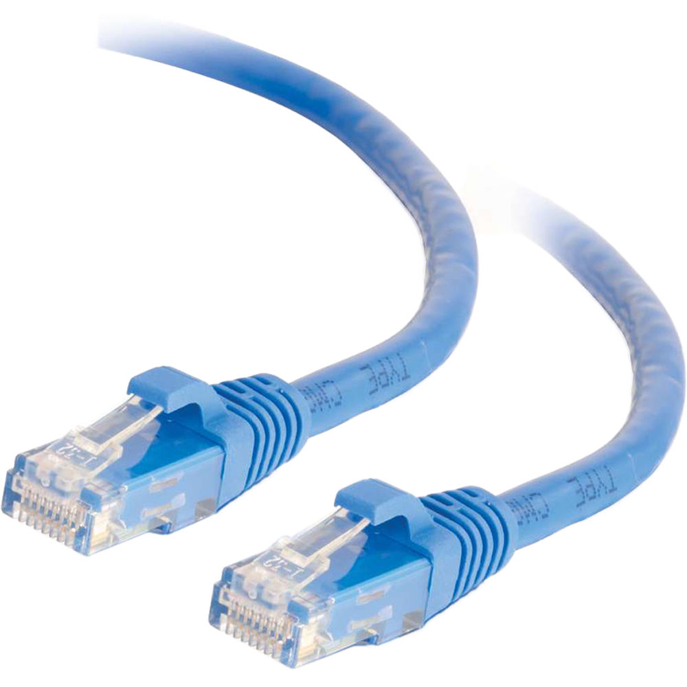 C2G RJ45 Male to RJ45 Male Cat 6 Snagless Patch Cable (4', Blue)