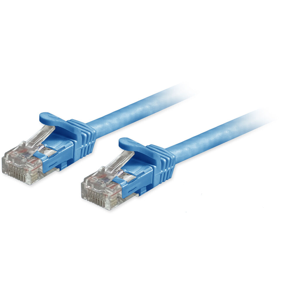 Comprehensive Cat6a Unshielded Snagless Ethernet Patch Cable (25', Blue)