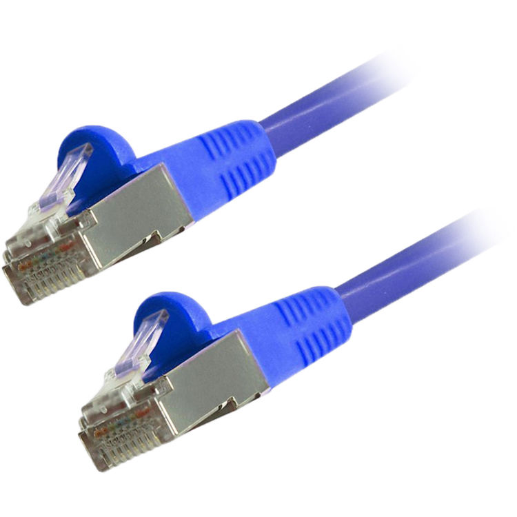Comprehensive Cat 6 Snagless Shielded Ethernet Cable (7', Blue)