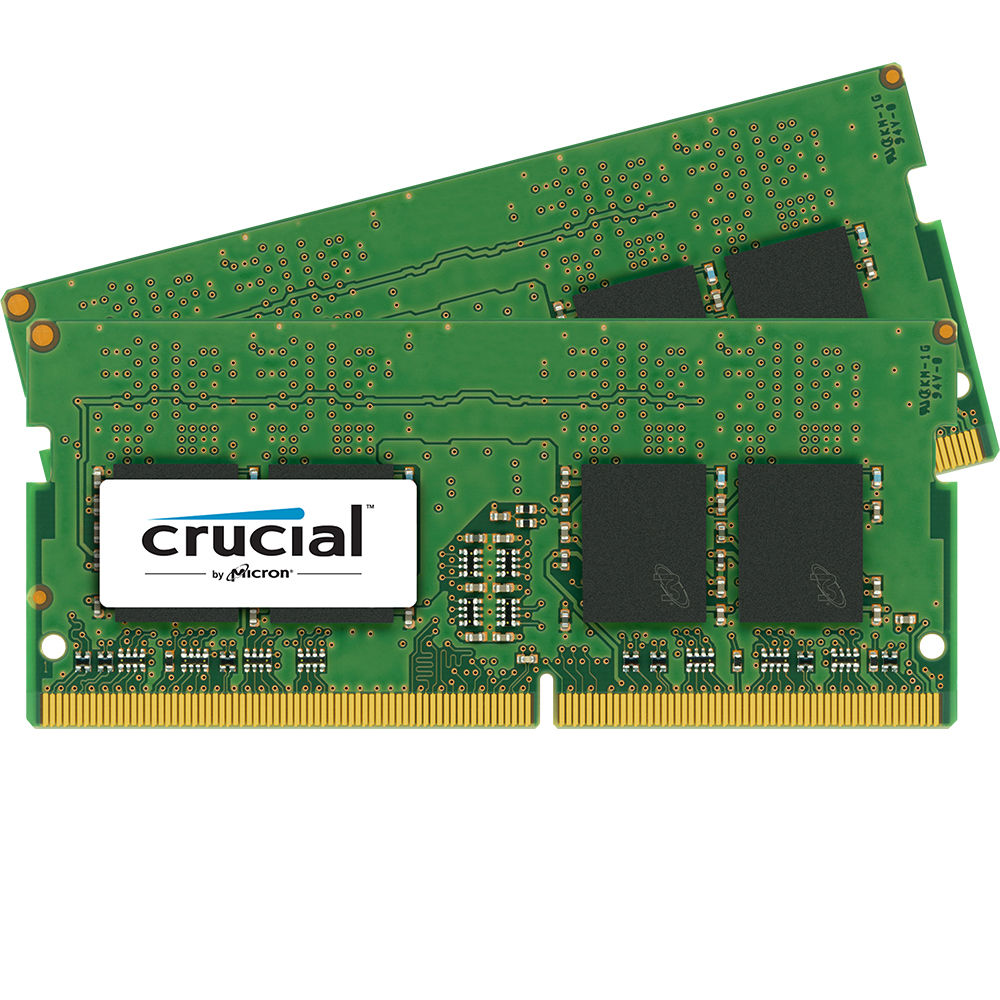 Crucial 32GB DDR4 2400 MHz SO-DIMM Memory Kit (2 x 16GB)