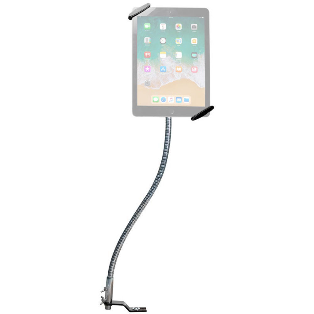 CTA Digital Quick Release Security Gooseneck Car Mount for 7-14" Tablets