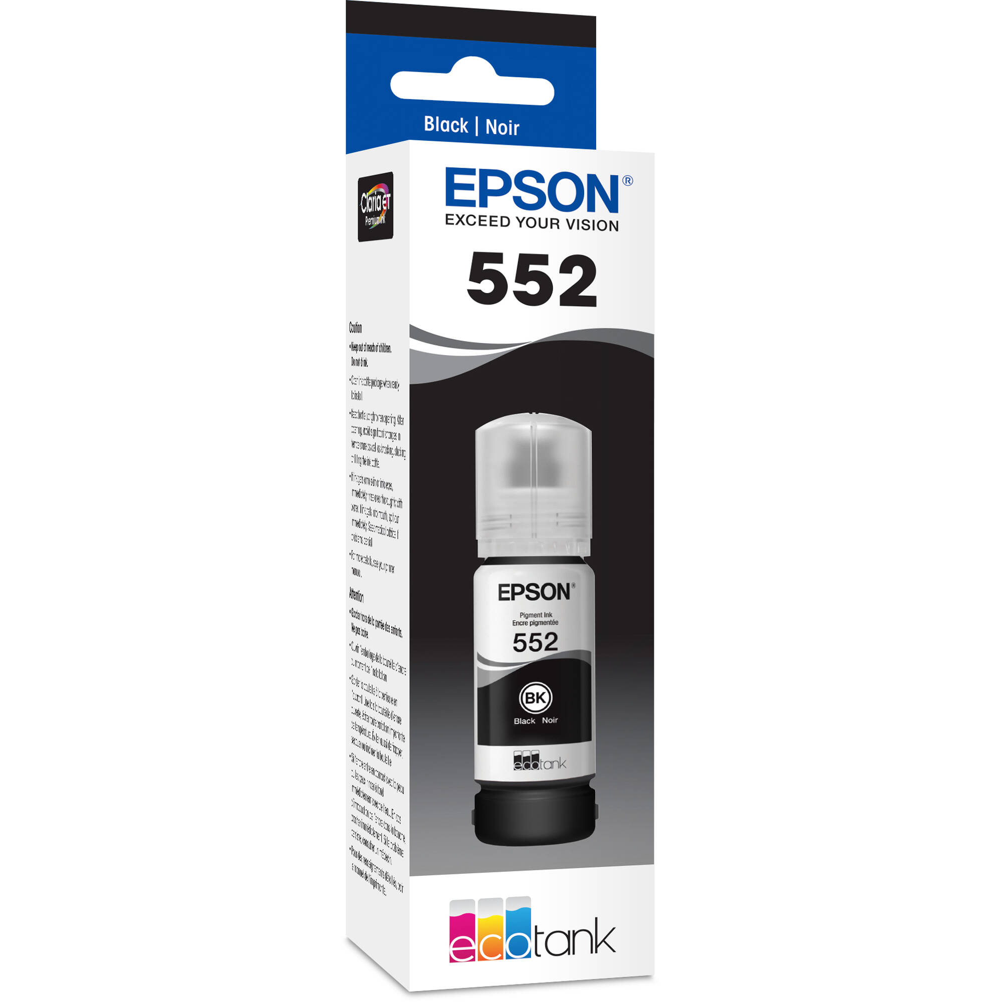 Epson Claria ET Premium T552 Black Ink Bottle (70mL)