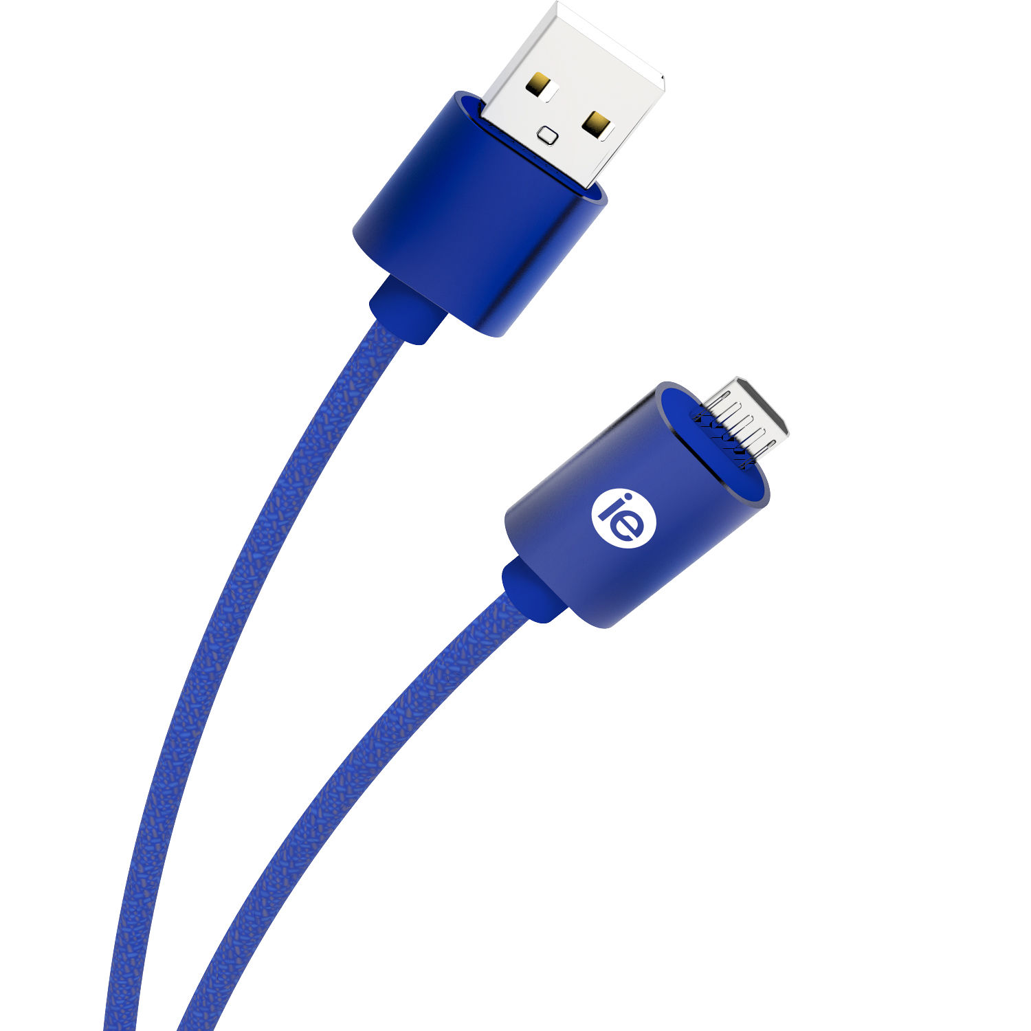 iEssentials Braided Micro-USB Cable (6', Blue)