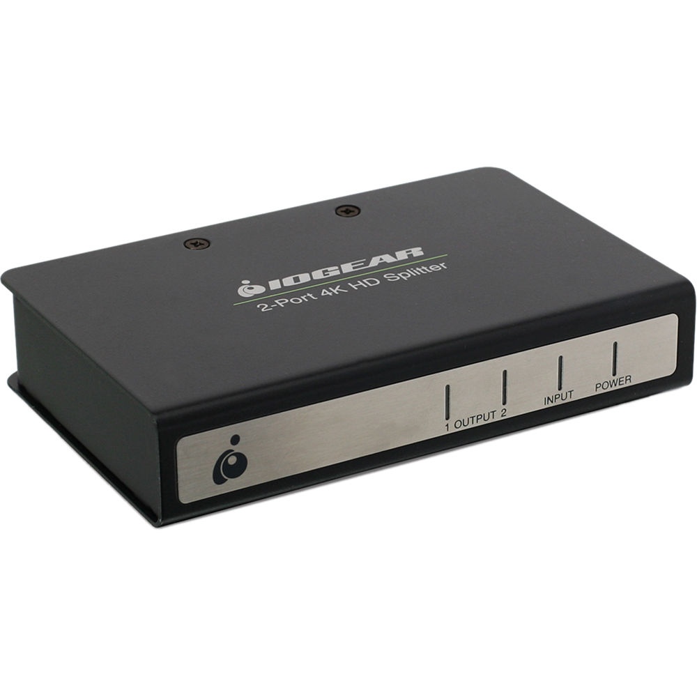 IOGEAR 2-Port Cinema 4K HDMI Splitter with Cables