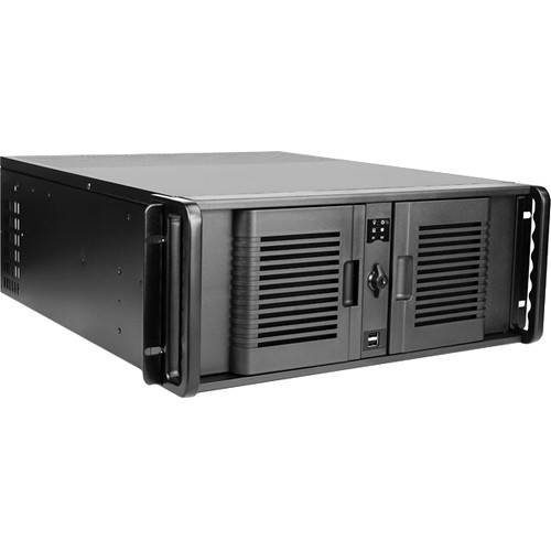 iStarUSA 4 RU Compact Stylish Rackmount Chassis (Plastic Bezel)