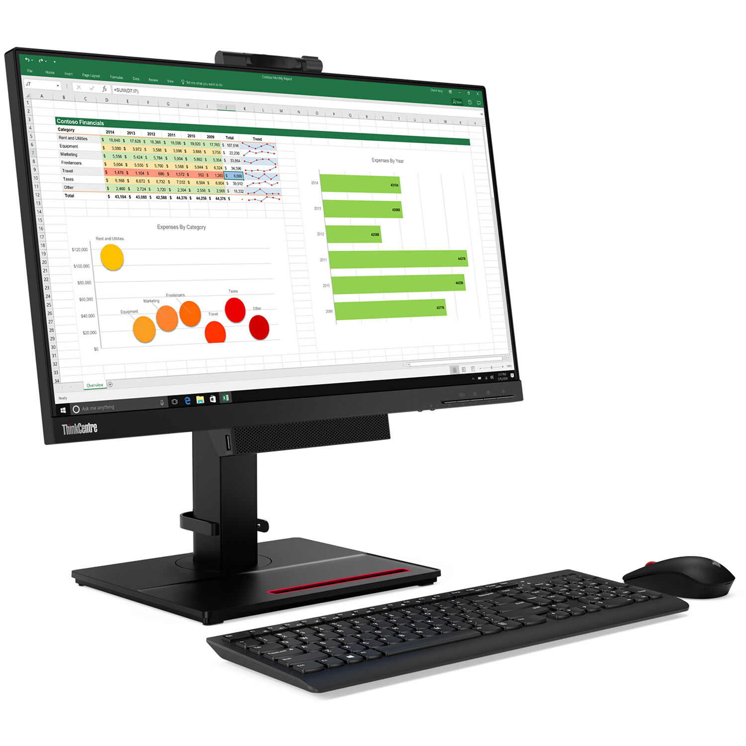 Lenovo 23.8" ThinkCentre Tiny-in-One 24 Gen 4 Monitor