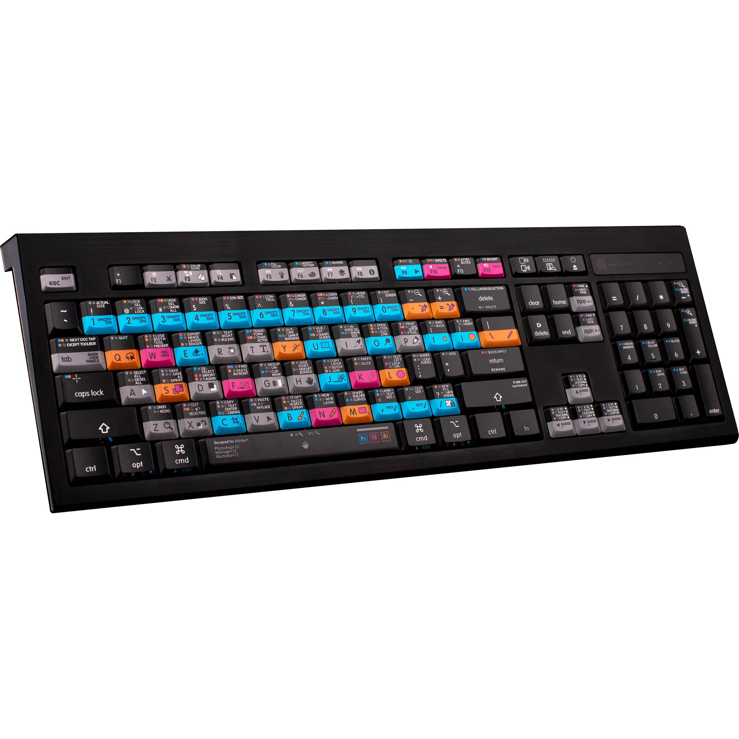 LogicKeyboard Backlit Mac ASTRA Keyboard for Adobe Graphic Designer (US English)