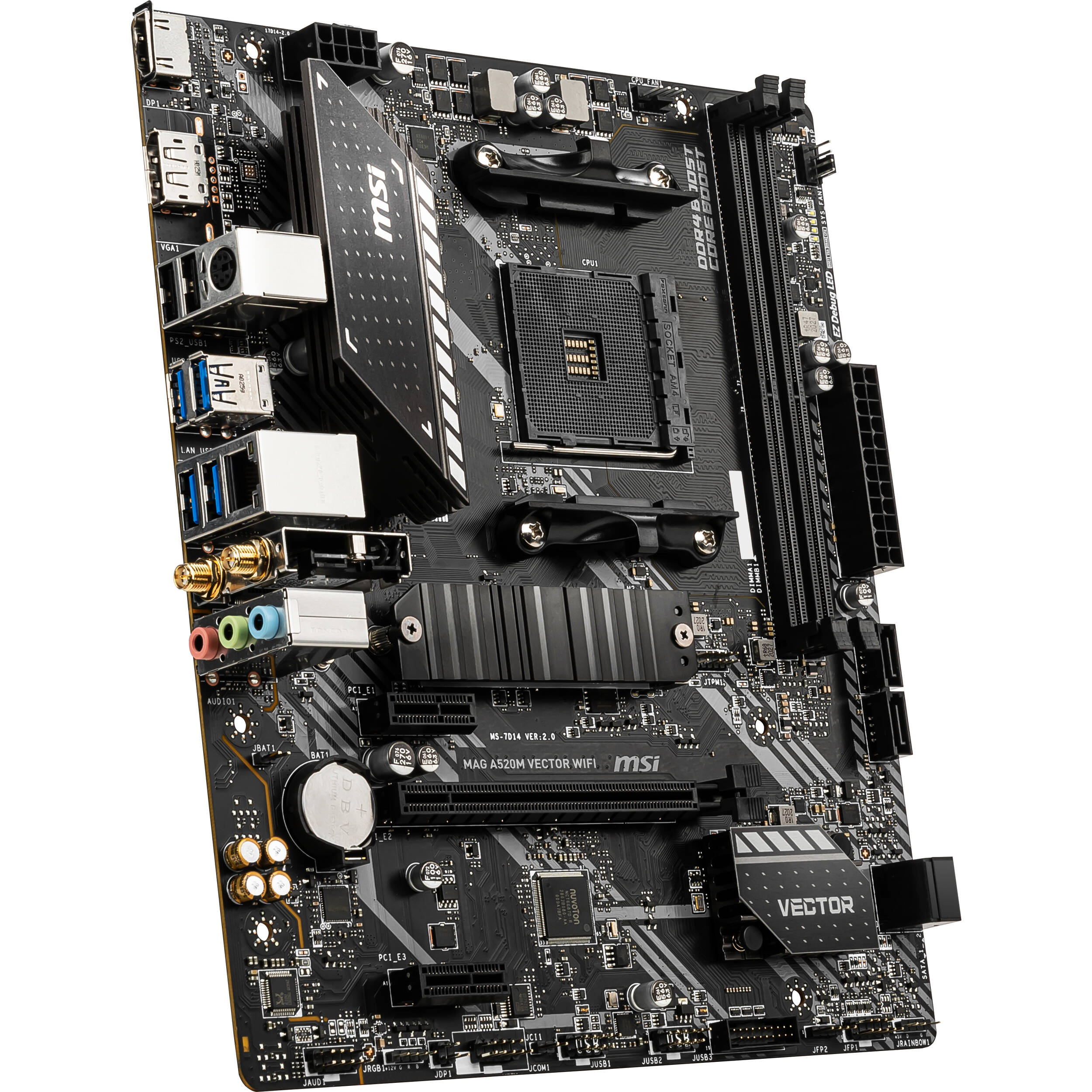 MSI MAG A520M VECTOR WIFI AM4 Micro-ATX Motherboard