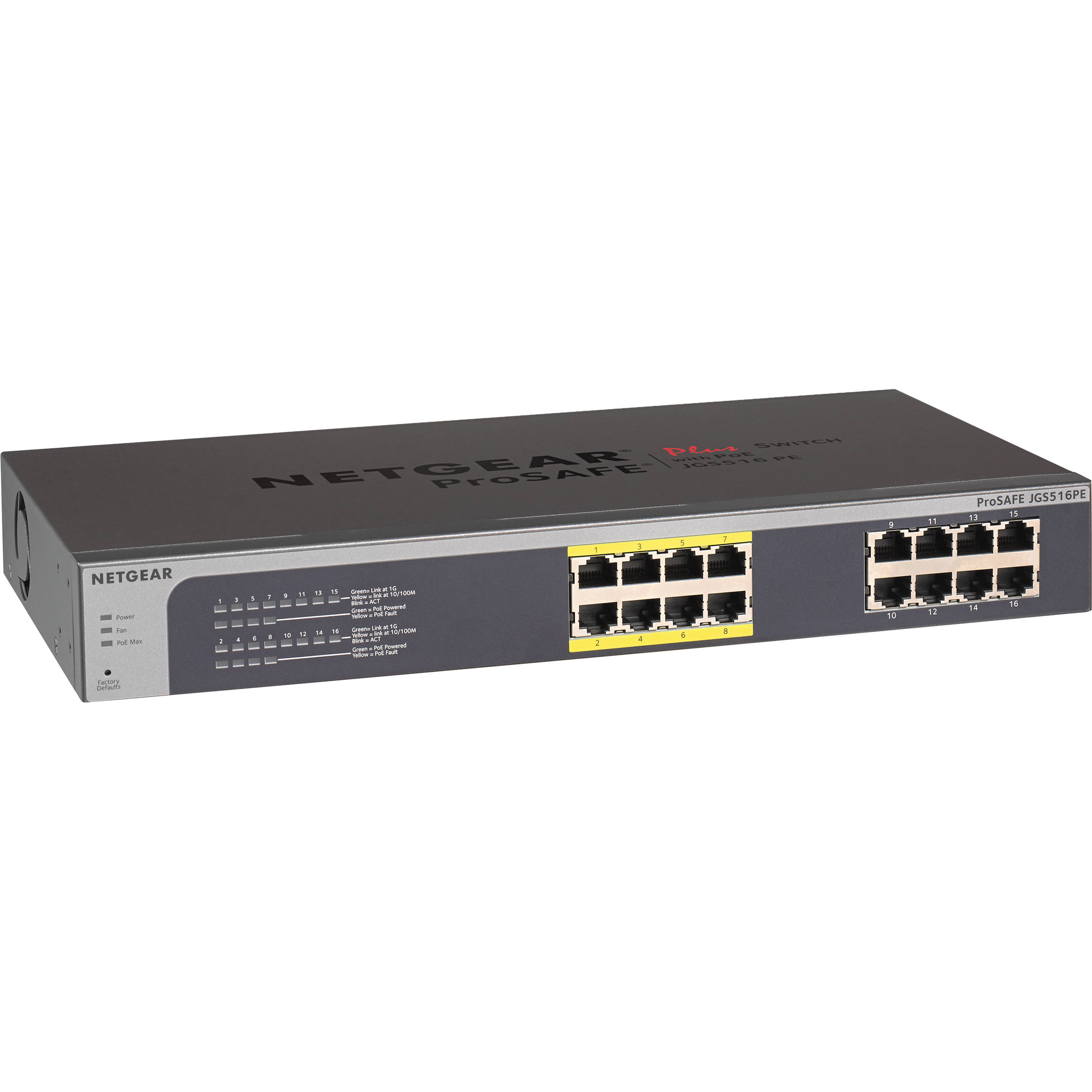 Netgear ProSafe Plus 16-Port Gigabit Ethernet Switch