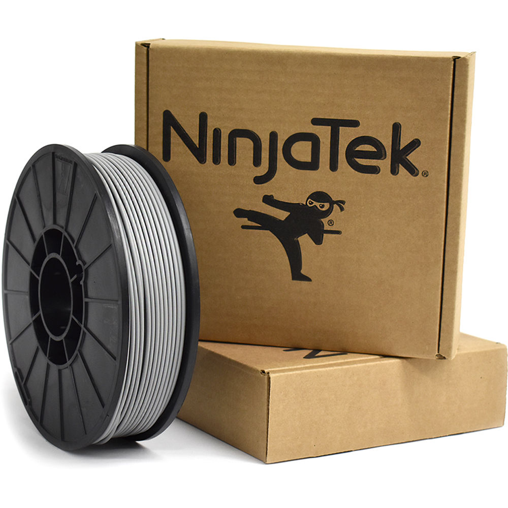 NinjaTek NinjaFlex 3mm 85A TPU Flexible Filament (1kg, Steel)