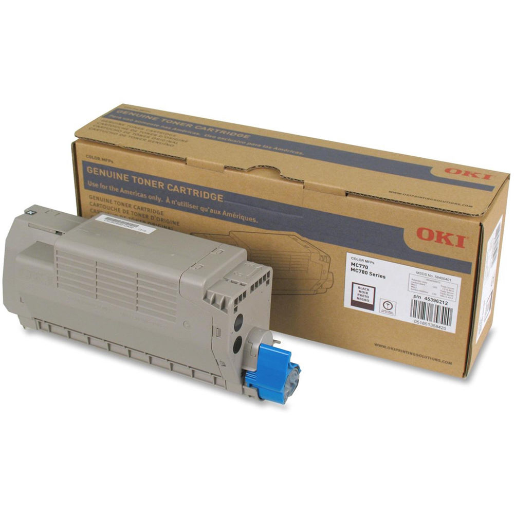 OKI Toner Cartridge for MC770/MC780 Series Printer (15000 Pages, Black)