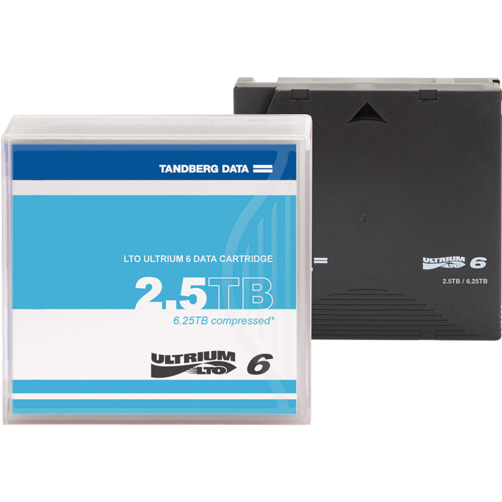 Overland LTO-6 2.5TB Data Cartridge (Unlabeled)