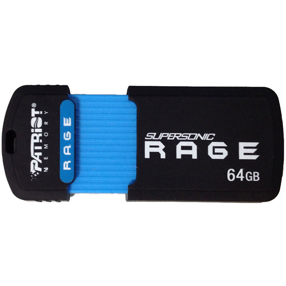 Patriot 64GB Supersonic Rage USB 3.2 Gen 1 Flash Drive