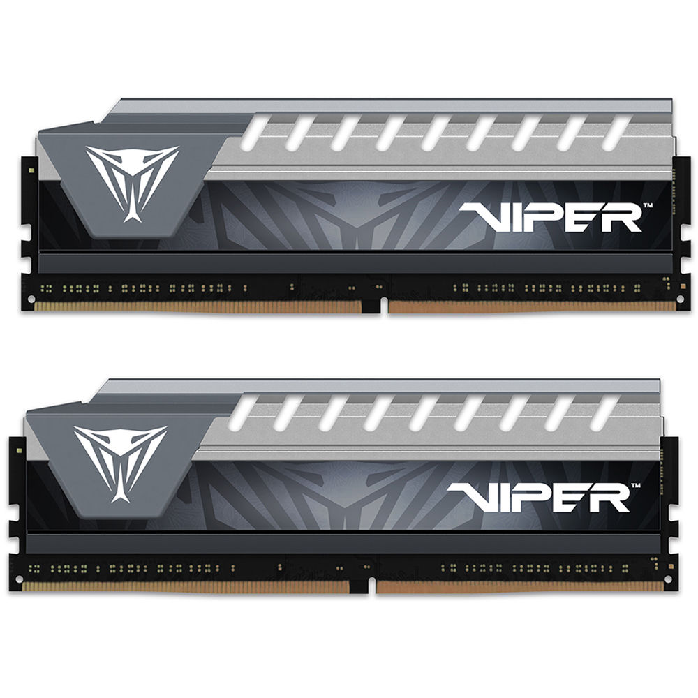 Patriot 8GB Viper Elite DDR4 2666 MHz UDIMM Memory Kit (2 x 4GB,&nbsp;Gray)