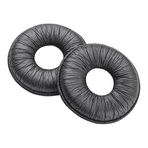 Plantronics Leather Ear Cushion for SupraPlus Wireless Headsets (1 Pair, Black)