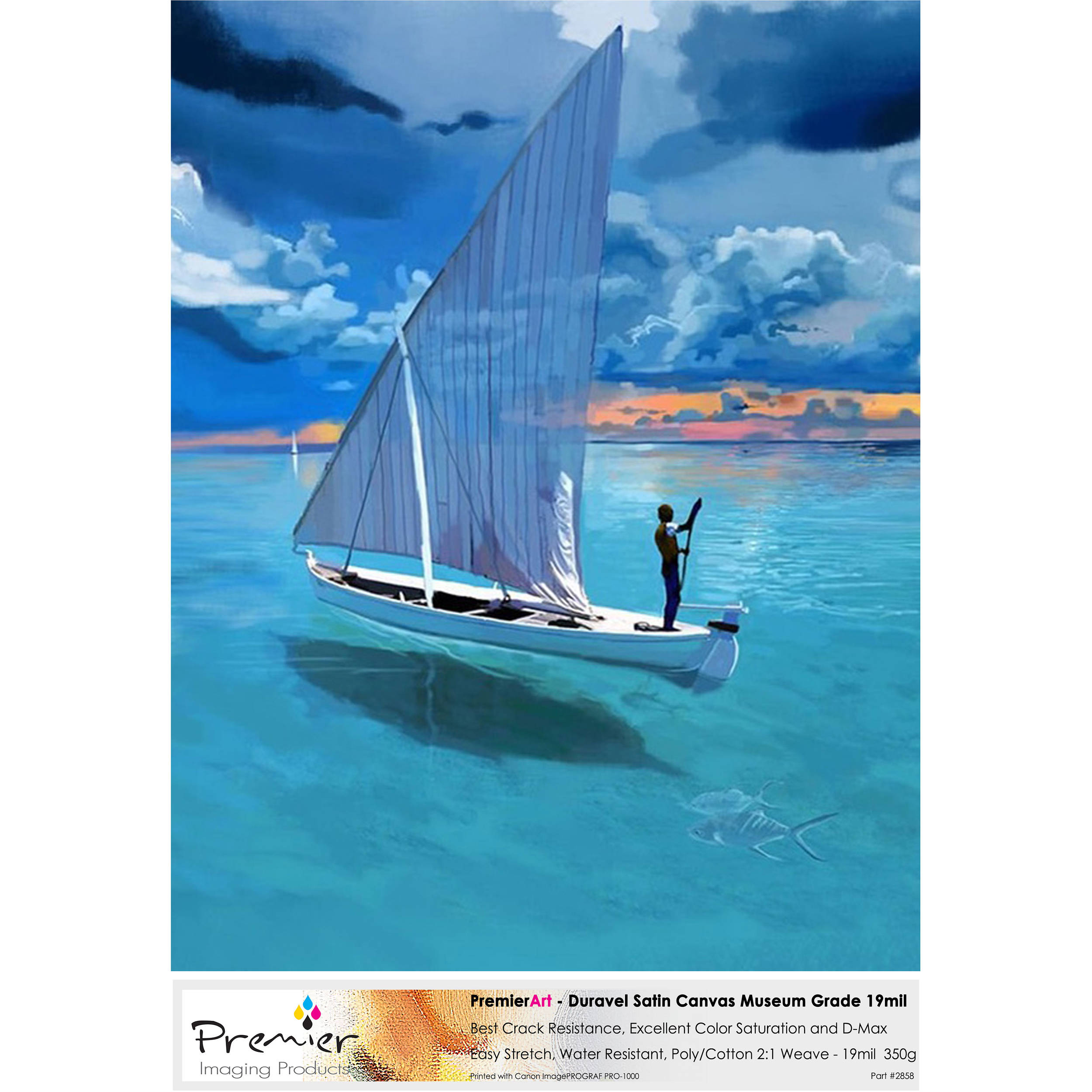 Premier Imaging PremierArt Duravel Satin Canvas (11 x 17", 10 Sheets)