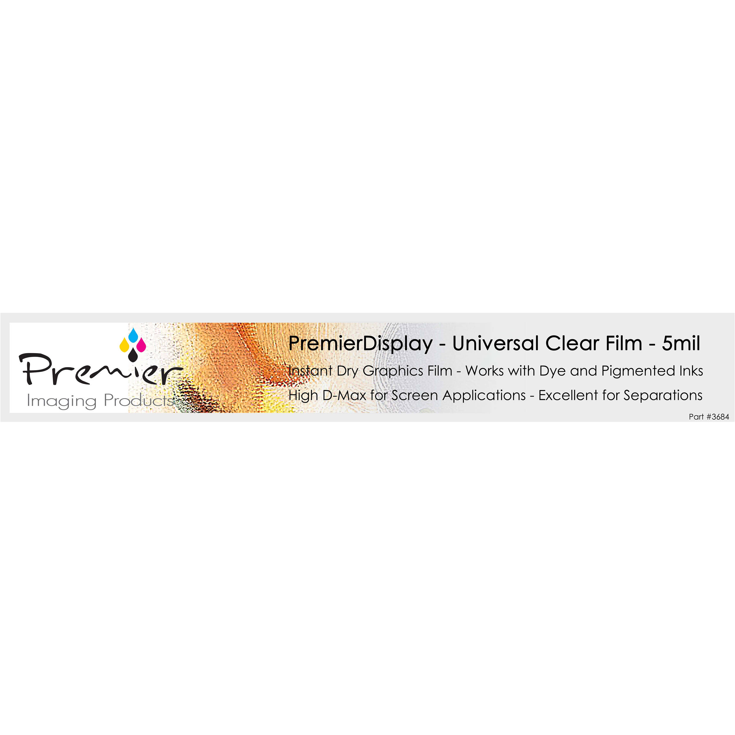 Premier Imaging Display Clear Film (8.5 x 11", 100 Sheets)
