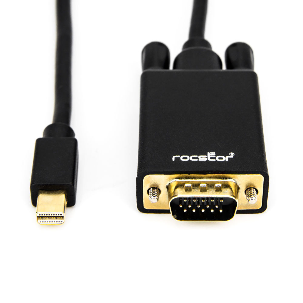 Rocstor Mini DisplayPort to VGA Male Cable (6')
