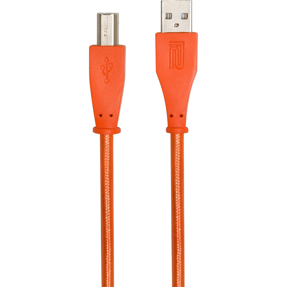 Roland RCC-10-UAUB Black Series USB Type-A to Type-B Cable (Orange, 10')