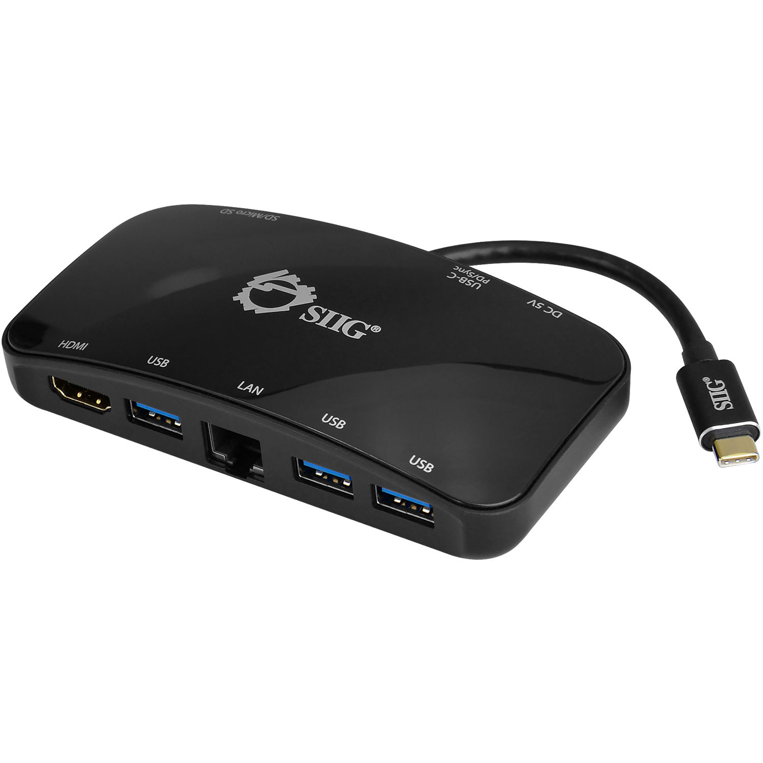 SIIG USB 3.0 Type-C Multifunction Mini Dock with Power Delivery
