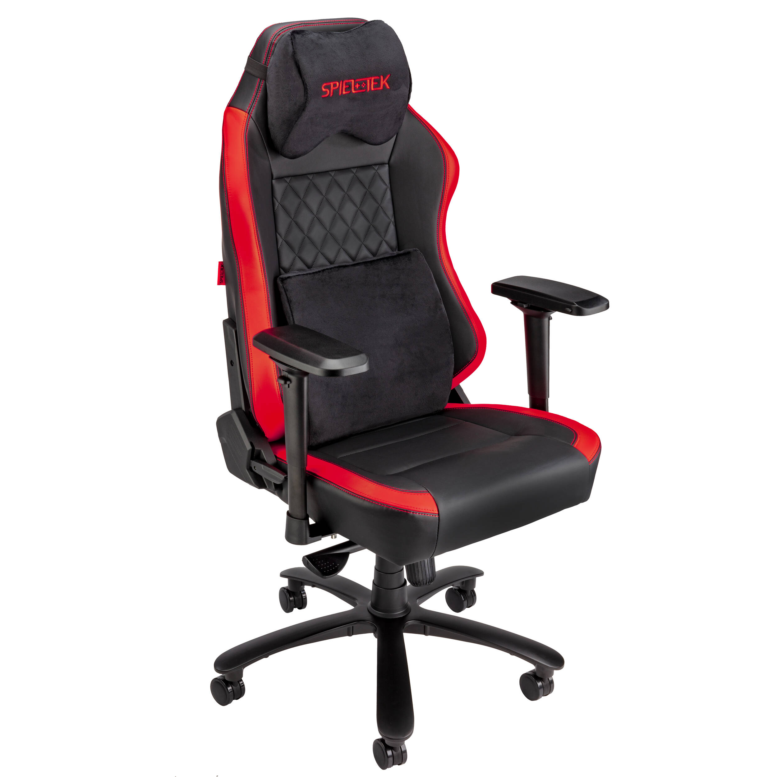 Spieltek 300 Series Gaming Chair (Black/Red)