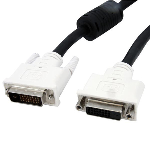 StarTech DVI-D Dual-Link Male to Female Extension Cable (Black, 6')