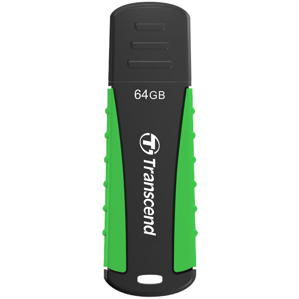 Transcend 64GB JetFlash 810 USB 3.1 Gen 1 Flash Drive (Green/Black)