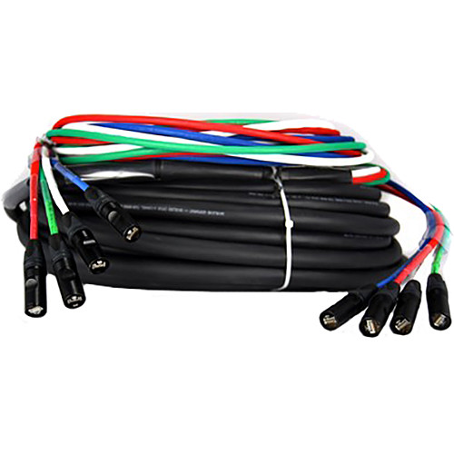 Whirlwind 4-Channel Fan-to-Fan Ethercon Cat 5e Snake Cable (200')