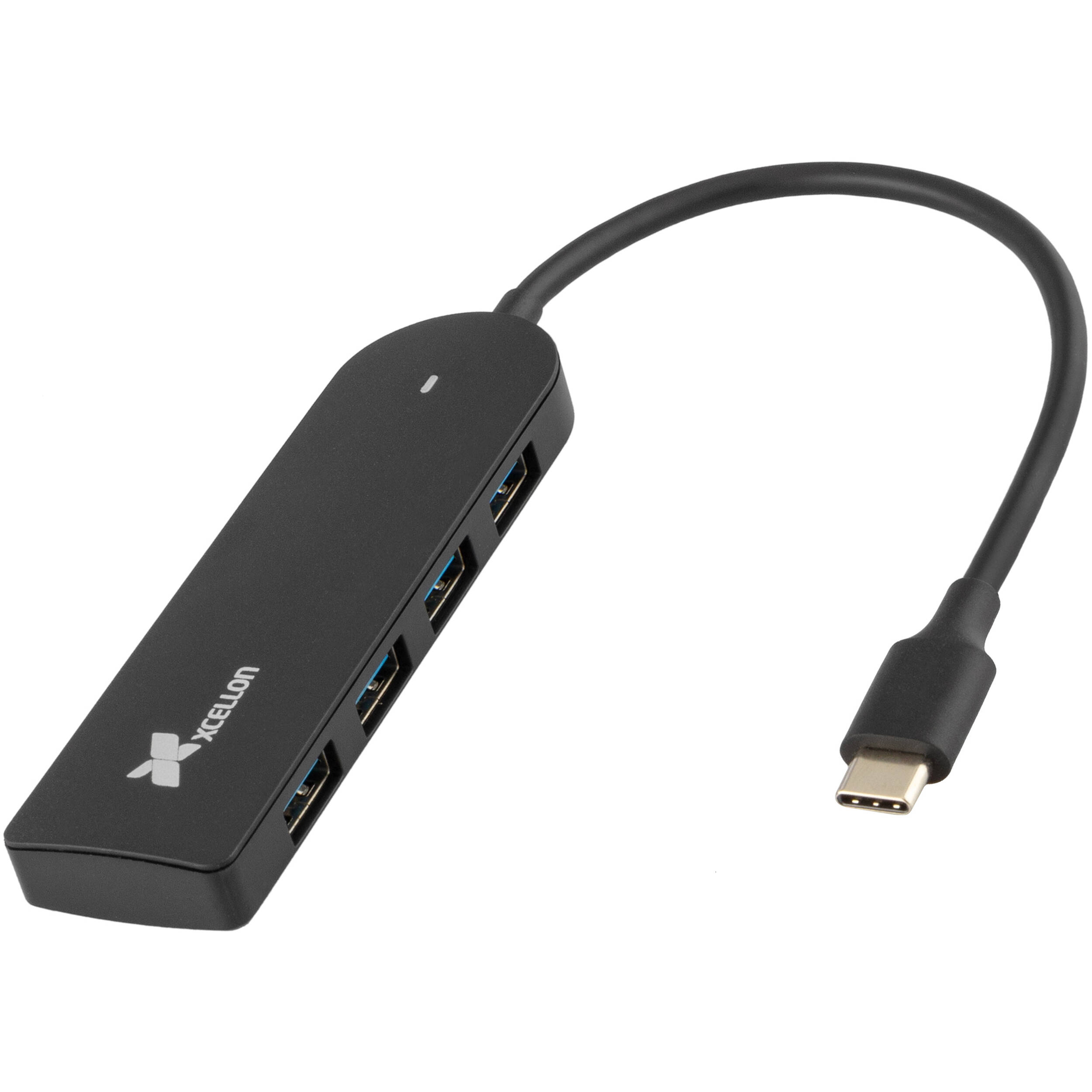 Xcellon 4-Port Slim USB 3.1 Gen 1 Type-C Hub
