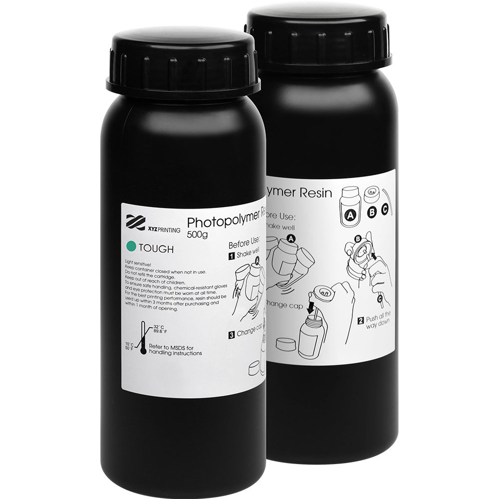 XYZprinting Tough Resin (Clear Green, 2-Pack)